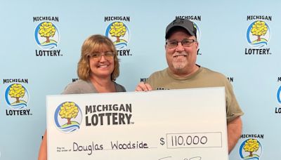 Michigan man refuses to miss lottery drawing on vacation, wins $110,000