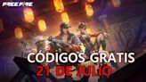 Free Fire | Códigos de hoy domingo 21 de julio de 2024: recompensas gratis