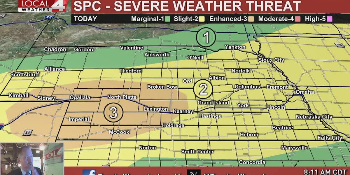 A new round of severe weather looks to impact our area, mainly overnight tonight