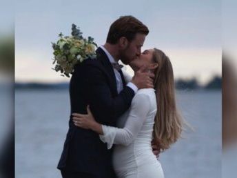 Ex-Canucks player Elias Lindholm got married this weekend | Offside
