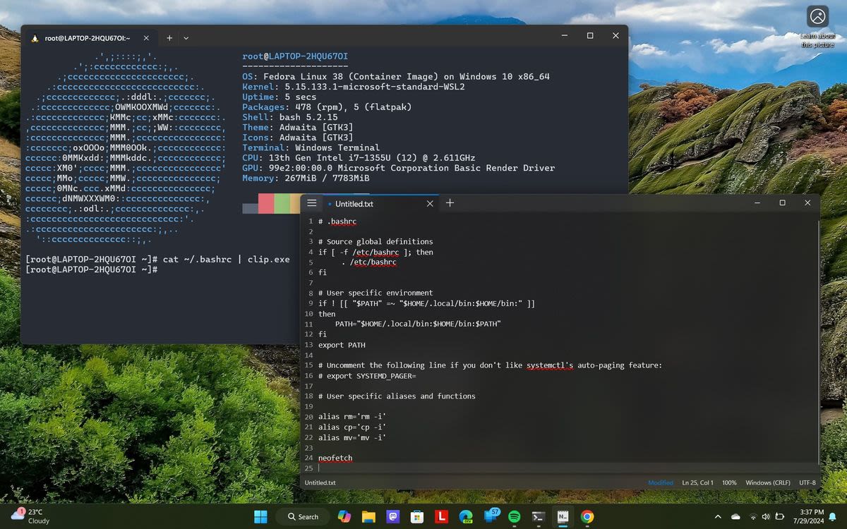 Like me, you might not have known this handy Windows 11 clipboard terminal trick for PowerShell and WSL