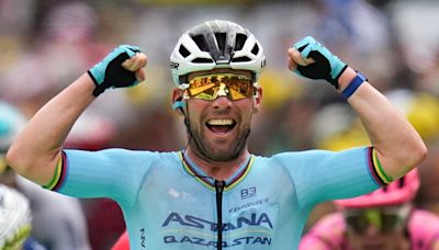 Mark Cavendish eyes more stage wins after making Tour de France history