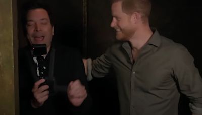 Prince Harry screams and swears during surprise appearance on Jimmy Fallon