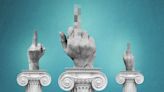 The middle finger is the most controversial digit. Thank the ancient Greeks for that.