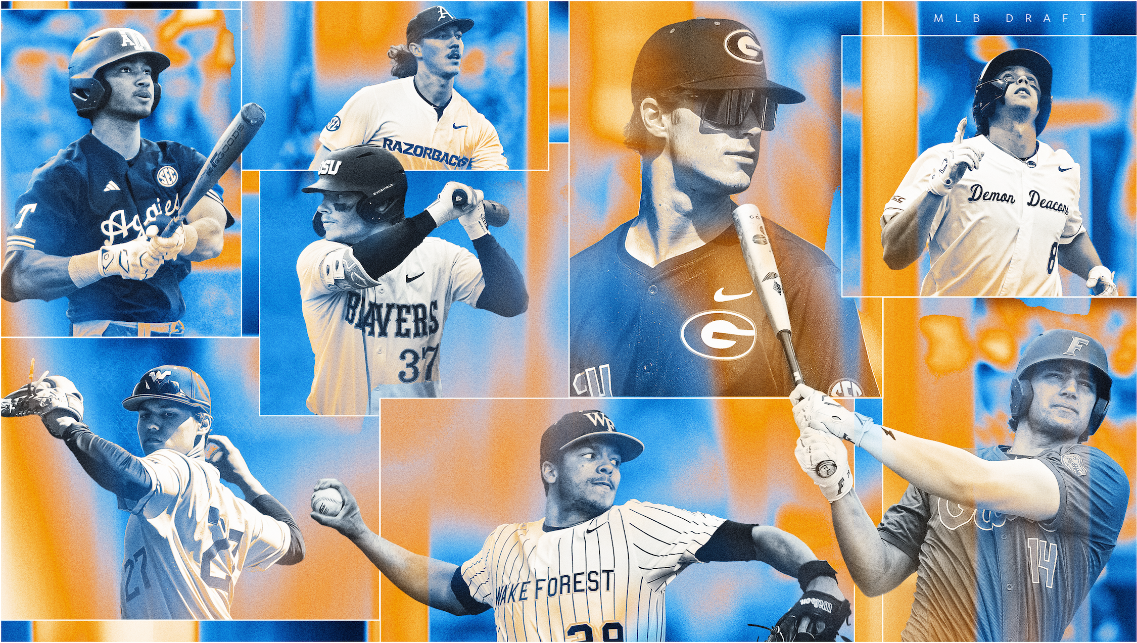 Who will be the No. 1 pick in the 2024 MLB Draft? These 8 college players each have a legitimate case