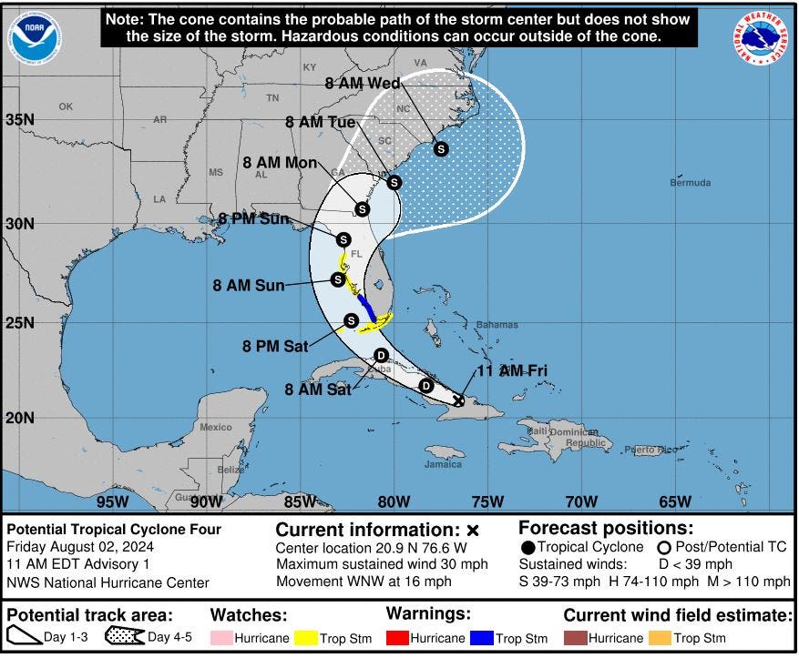 Will potential tropical cyclone affect South Carolina, Greenville? What to know.
