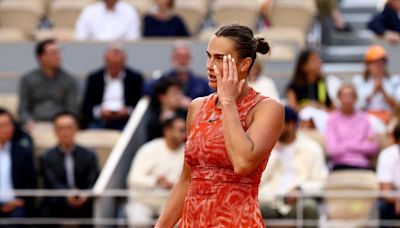 Tennis-Teenager Andreeva stuns ailing Sabalenka to make French Open semis