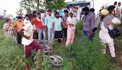 Biker killed, 2 injured in mishap