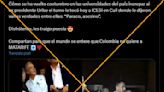 Videos de Uribe abucheado en una universidad en Cali, Colombia, se grabaron en 2018, no en 2024