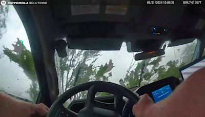 Caught in twister: Deputy’s bodycam records too-close encounter with Iowa tornado