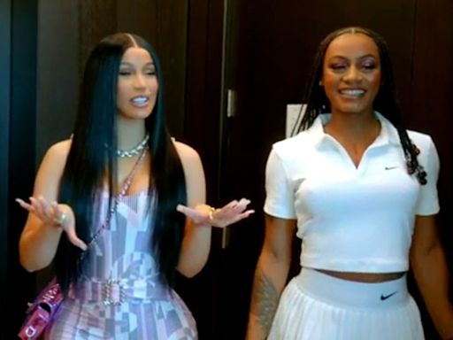 Cardi B and Sha'Carri Richardson Get Their Nails Done and Talk Paris Olympics: 'I Will Come Just for You'