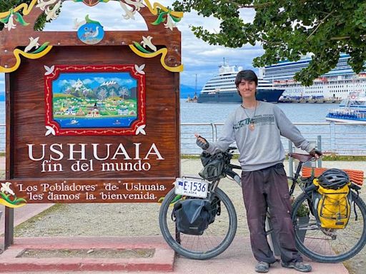 Tiene 17 años, pedaleó de Alaska a Ushuaia durante años y dice que por el viaje es “infinitamente mejor”