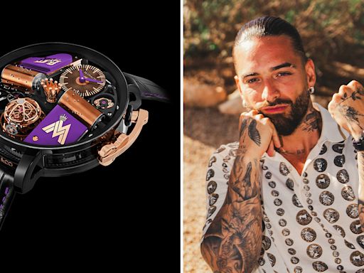 Maluma Designed a Bespoke Jacob & Co. Watch and Necklace in Honor of His New Album