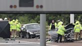 Police officer and two others fighting for life after motorway crash