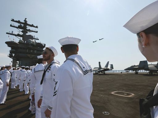 USS Dwight D. Eisenhower returns home after months at sea in combat zone