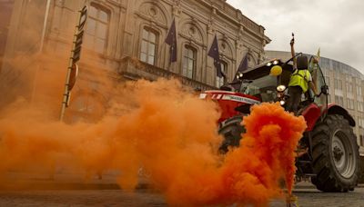 Baja participación en la protesta agrícola vinculada a la extrema derecha