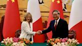 Italy PM Meloni vows to 'relaunch' ties with China