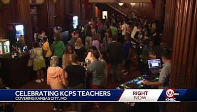 KCPS teachers celebrated with a happy hour and special announcement on Teacher Appreciation Day