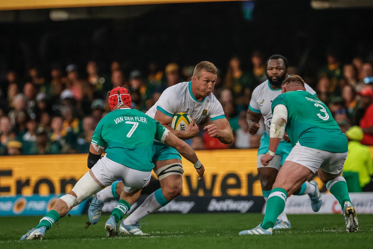 South Africa vs Ireland LIVE rugby: Latest score and updates with Springboks trailing in brutal battle