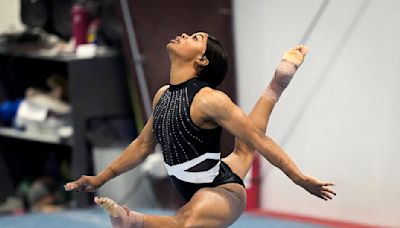 Gabby Douglas returns to competitive gymnastics and qualifies for U.S. Championships