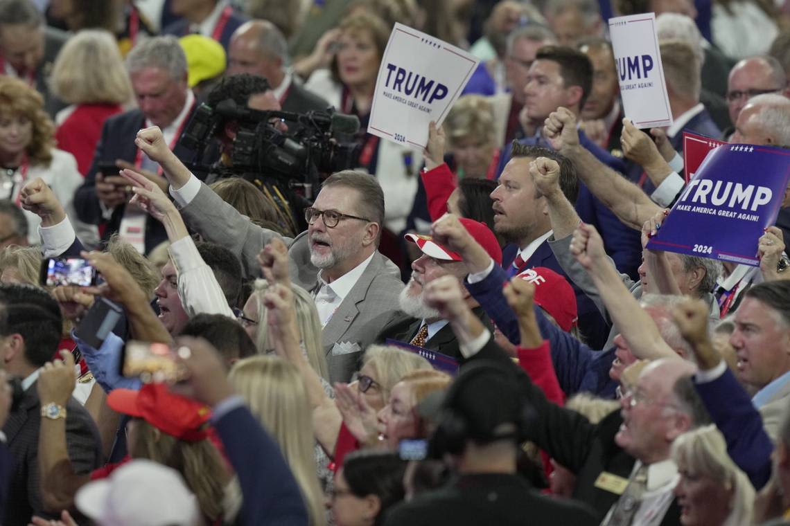 GOP convention buzzing on Day 1: Trump ‘took a bullet and got up ready to fight’