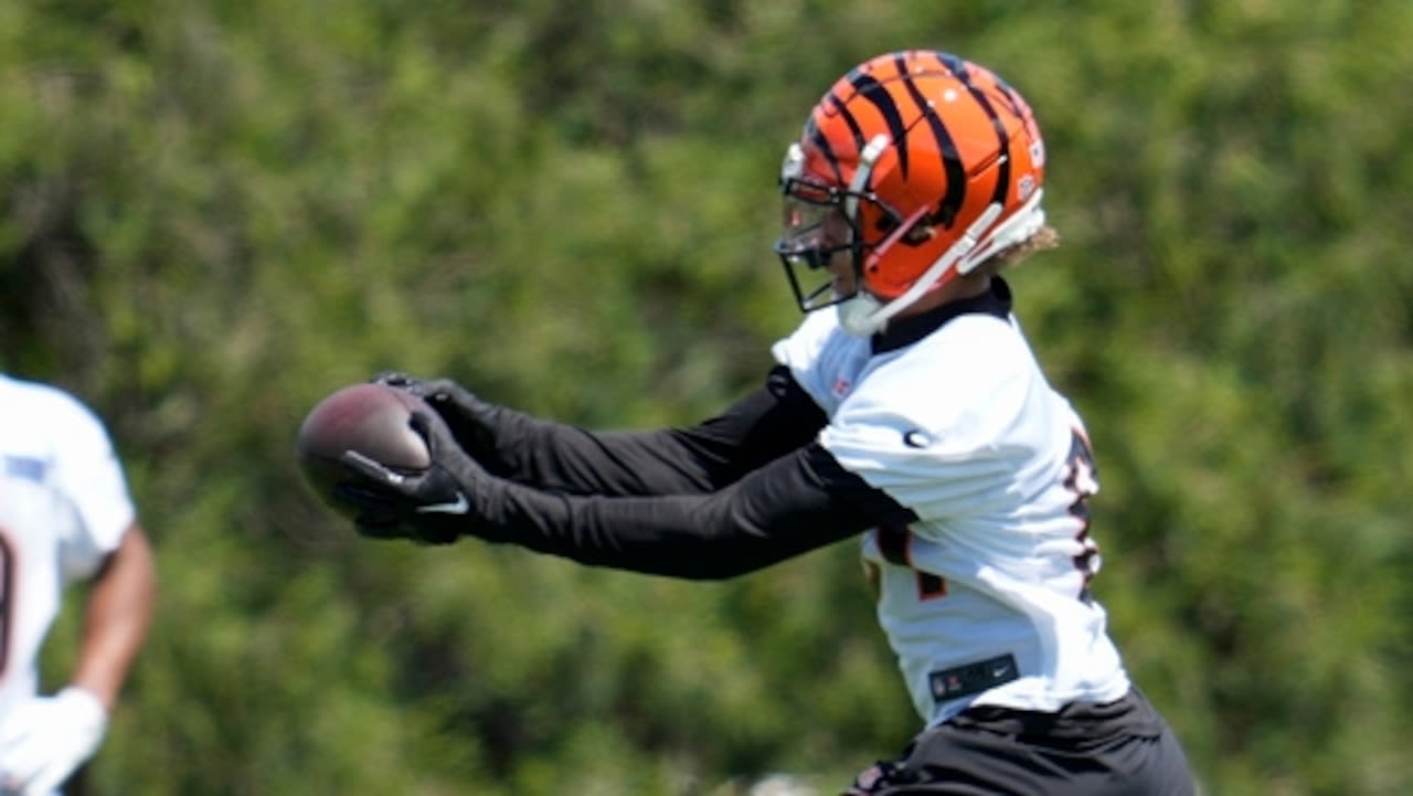 Bengals ‘very happy’ with rookie wide receiver Jermaine Burton