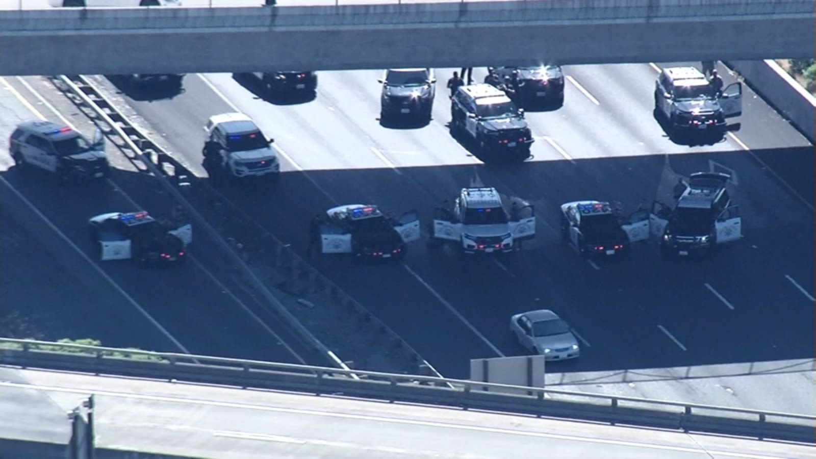 LIVE: I-80 closed at Fairfield due to standoff after wild chase through Bay Area