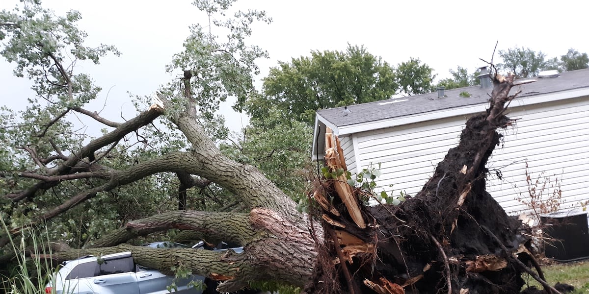 Storms slam parts of central, south-central Kansas, knock out power, leave widespread damage