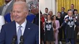 Joe Biden Flubs Aces Championship Speech, Calls Candace Parker Greatest 'Coach'