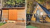 Man transforms old shed into an impressive ski chalet in the garden: 'It's a proper man cave'