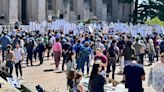 UW student employees strike for equal pay, set up city-wide picket lines