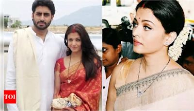 Did you know Aishwarya Rai changed her mangalsutra design a few years after marriage with Abhishek Bachchan?