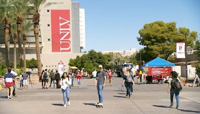 Man faces charges, accused of battering woman on UNLV campus