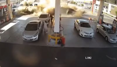 Video: This Is What A Gas Station Explosion Looks Like