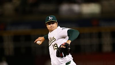 A’s star Mason Miller breaks hand pounding training table, manager says