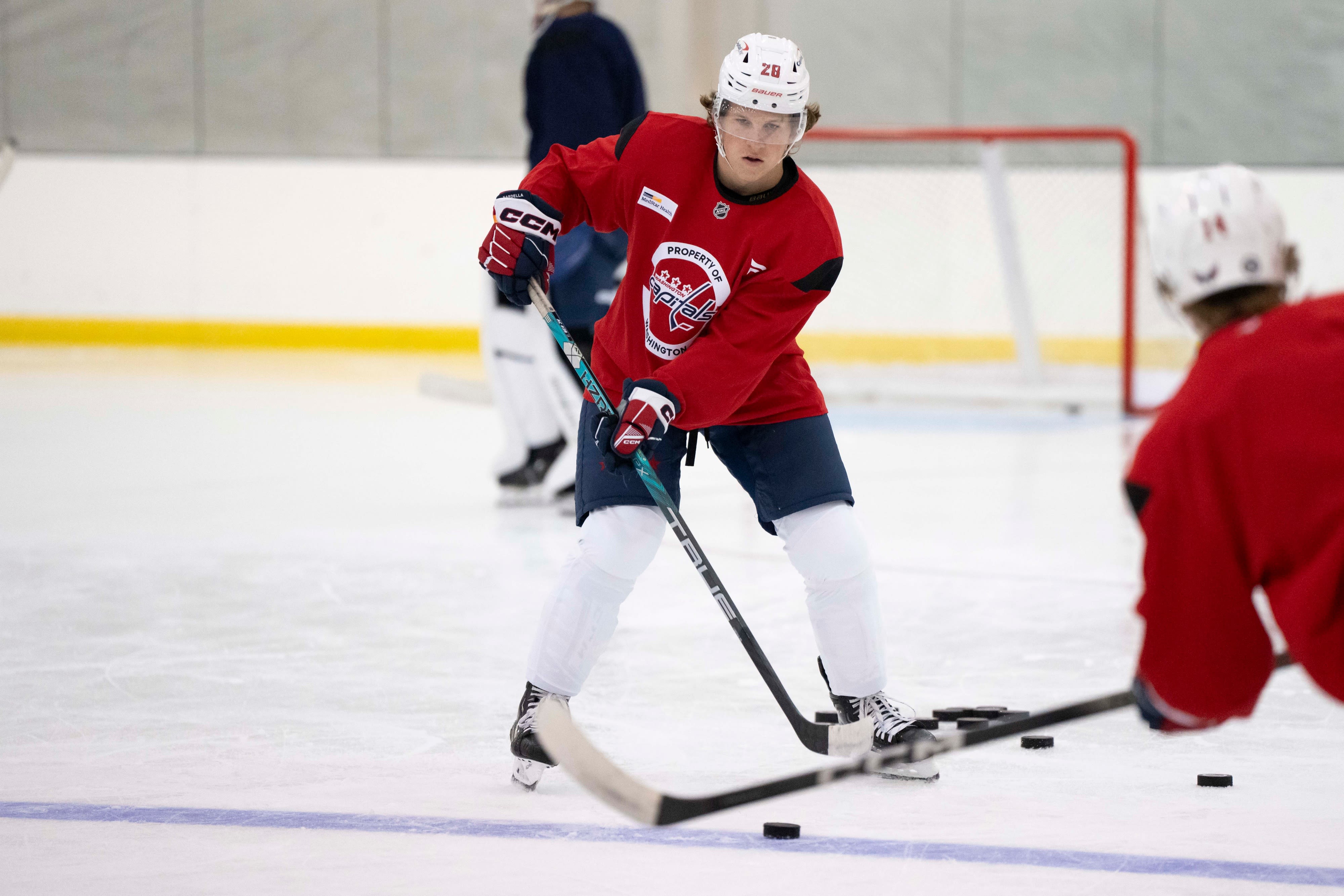 With training camp near, Caps rookies get ‘up to speed’ in Annapolis