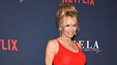 Pamela Anderson channels her 'Baywatch' character with red carpet look