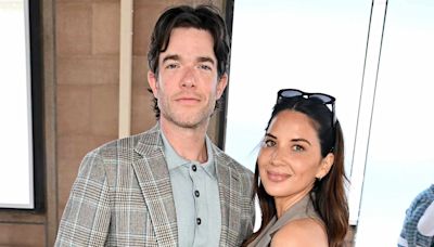 Olivia Munn and John Mulaney Wear Matching Looks as She Coaches Him Through 'Baby's First Fashion Show'