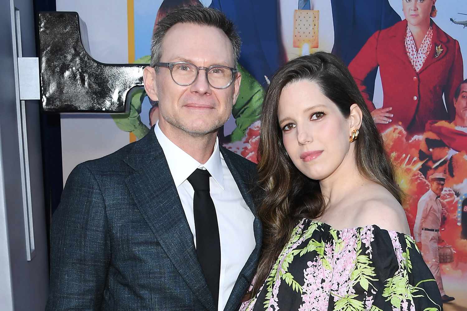 Christian Slater and Wife Brittany Reveal They're Expecting Second Baby Together as They Walk L.A. Red Carpet