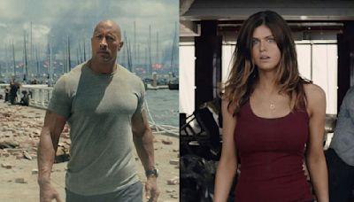 Alexandra Daddario Posts San Andreas Reunion Picture With Dwayne Johnson (Kind Of)