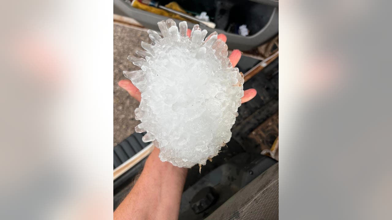 Texas Panhandle hailstone could be the largest in state history