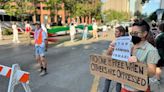 Pro-Palestinian protest shuts down Poydras Street in downtown New Orleans