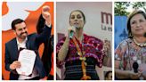 Sheinbaum y Gálvez cierran sus precampañas en México con Máynez como mero testigo