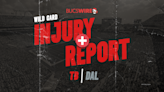 Bucs vs. Cowboys injury report: Latest updates for Monday night’s game