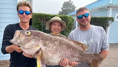 New Maryland state record Yellowedge Grouper catch made in Poorman's Canyon off Ocean City