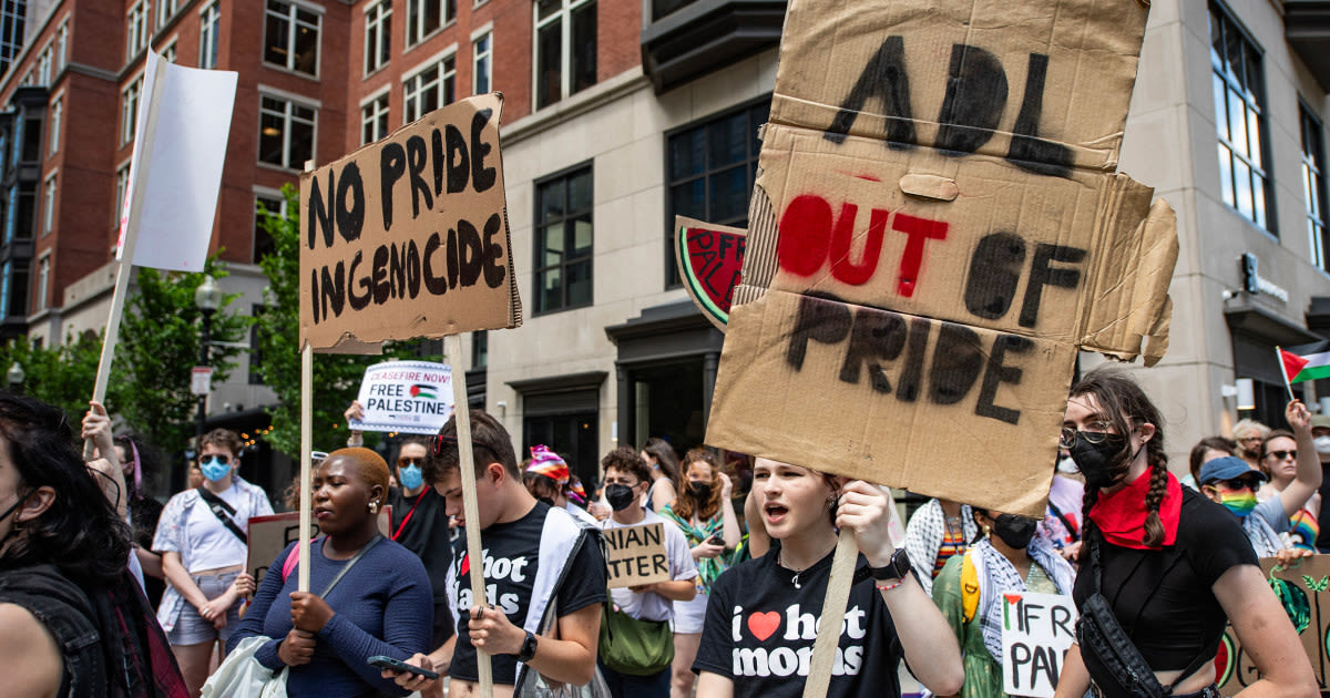 Israel-Hamas war protests have disrupted Pride marches across the U.S.