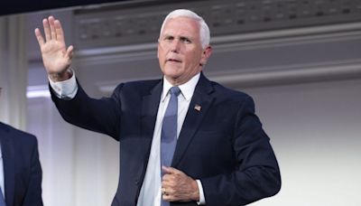 Pence says he’s ‘staying out of the presidential campaign’