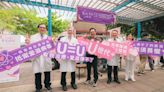 擁抱醫護 「U Cafe」粉色咖啡車開進中榮