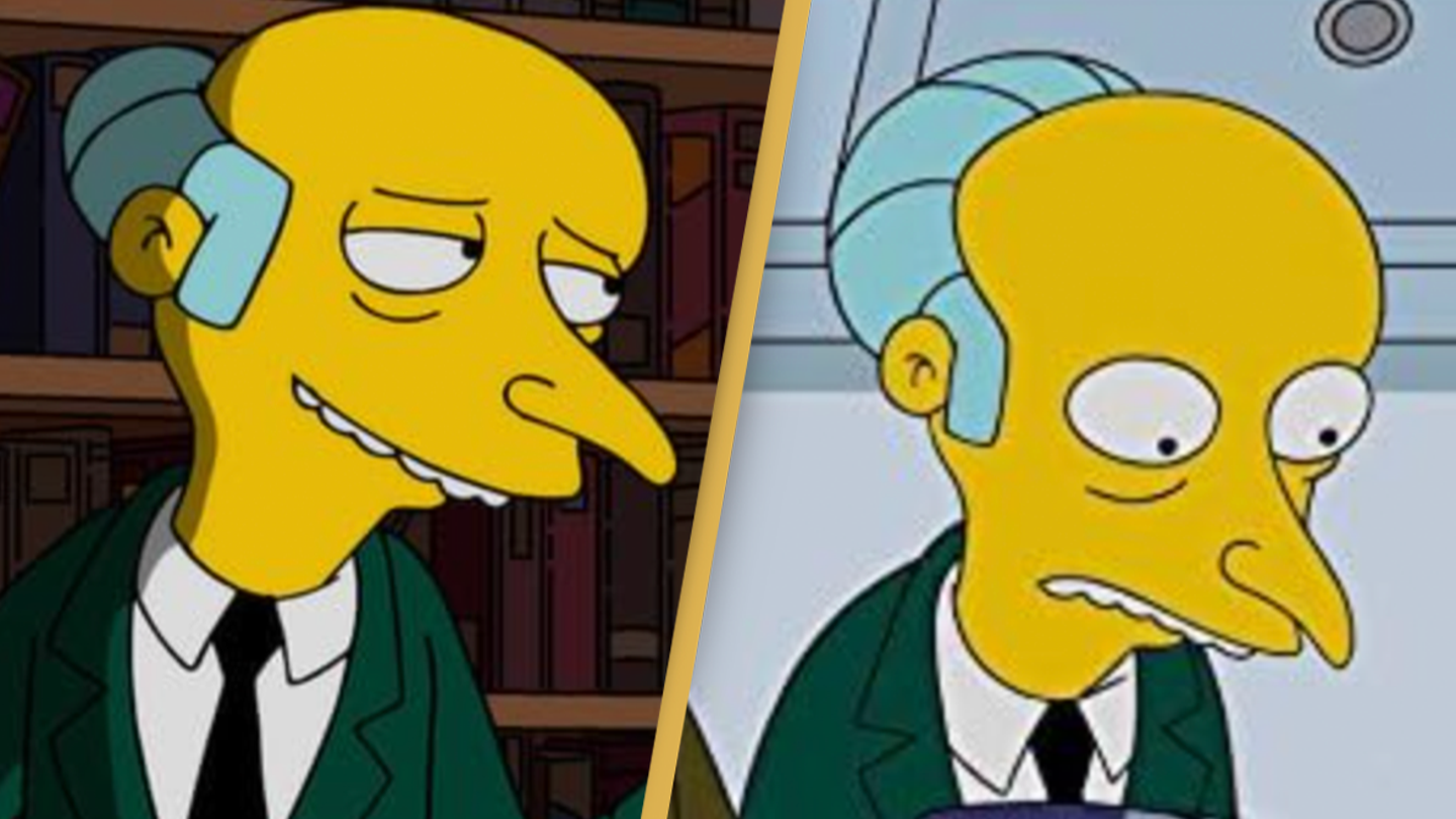People shocked by what Mr Burns’ voice sounds like now on The Simpsons’ newest season