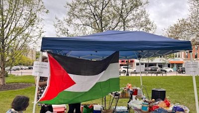 Iowa City student group continues weekend peaceful Israel-Hamas war protest on campus